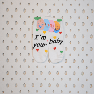 جوراب بچگانه مکمل طرح Baby