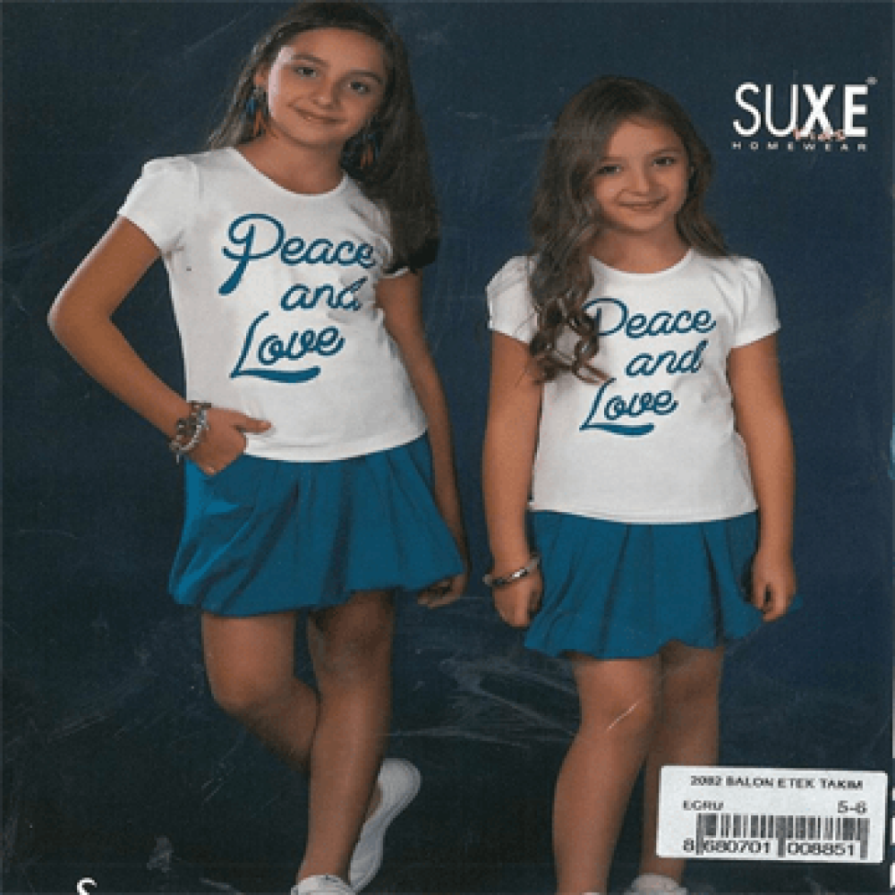 لباس راحتی دخترانه Suxe کد 2082