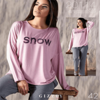 لباس راحتی زنانه GIZZEY طرح Snow
