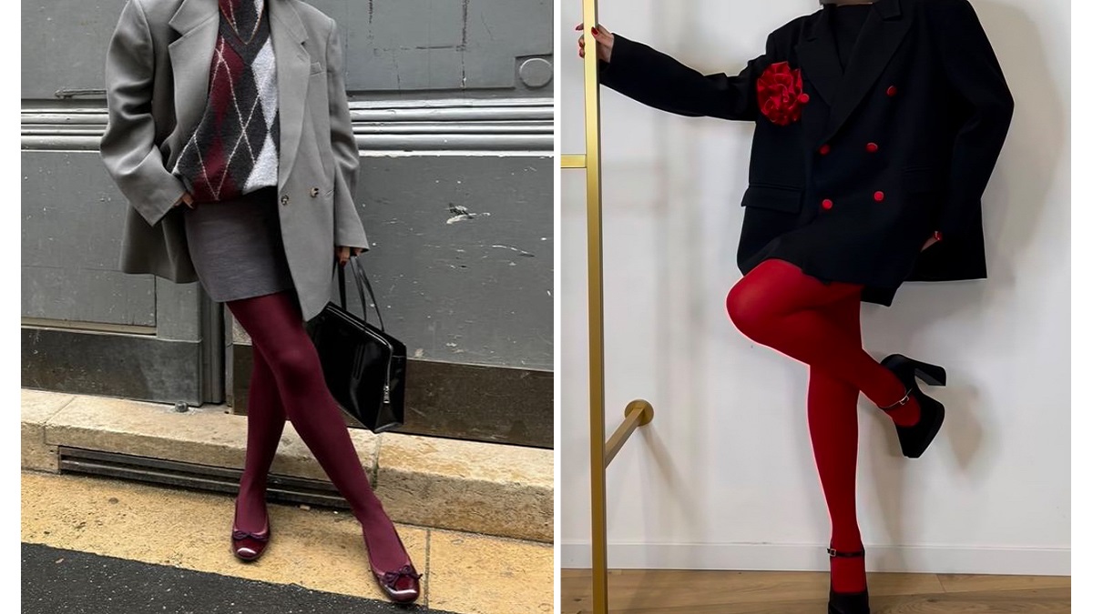 جوراب شلواری رنگی: جسارت و شادابی در استایل