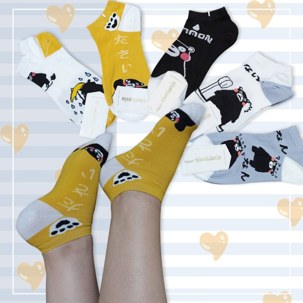 جوراب مچی زنانه طرح کارتونی مکمل