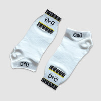جوراب مچی زنانه فانی ساکس طرح D&G - سفید