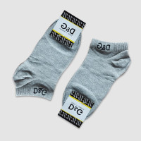 جوراب مچی زنانه فانی ساکس طرح D&G - طوسی