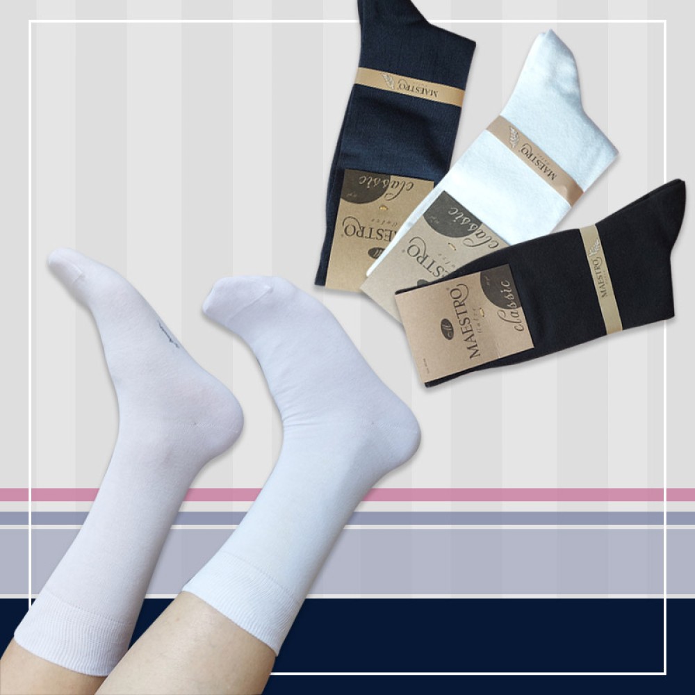 جوراب مردانه کلاسیک ساده Maestro - در 3 رنگ