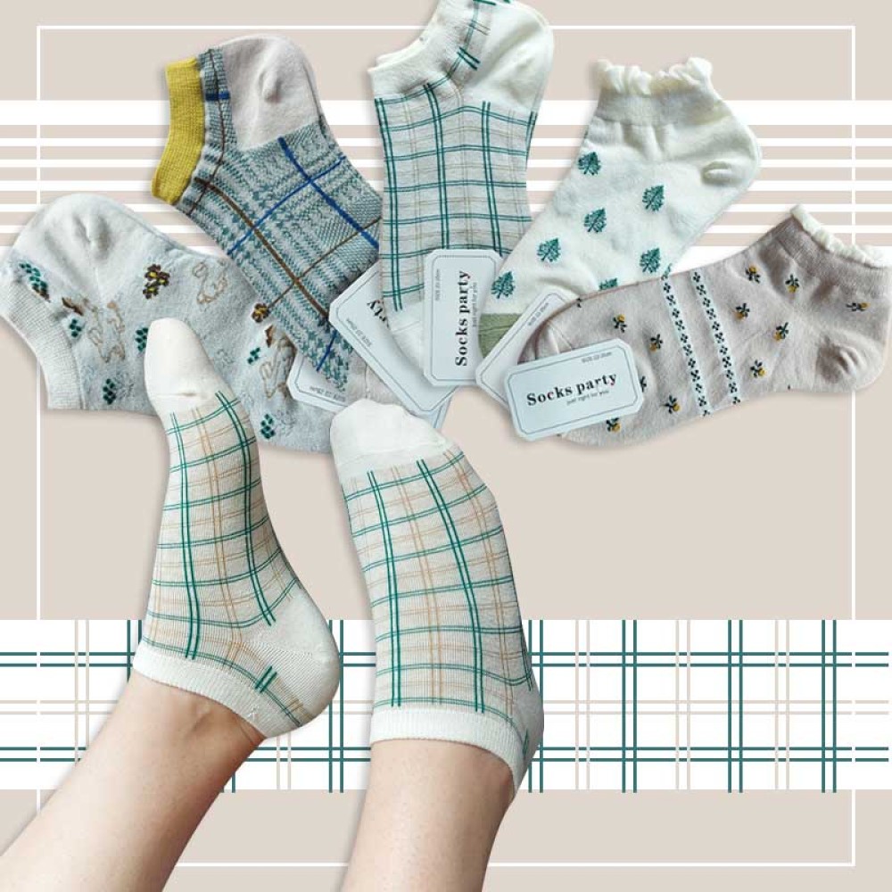جوراب مچی زنانه طرحدار socks party