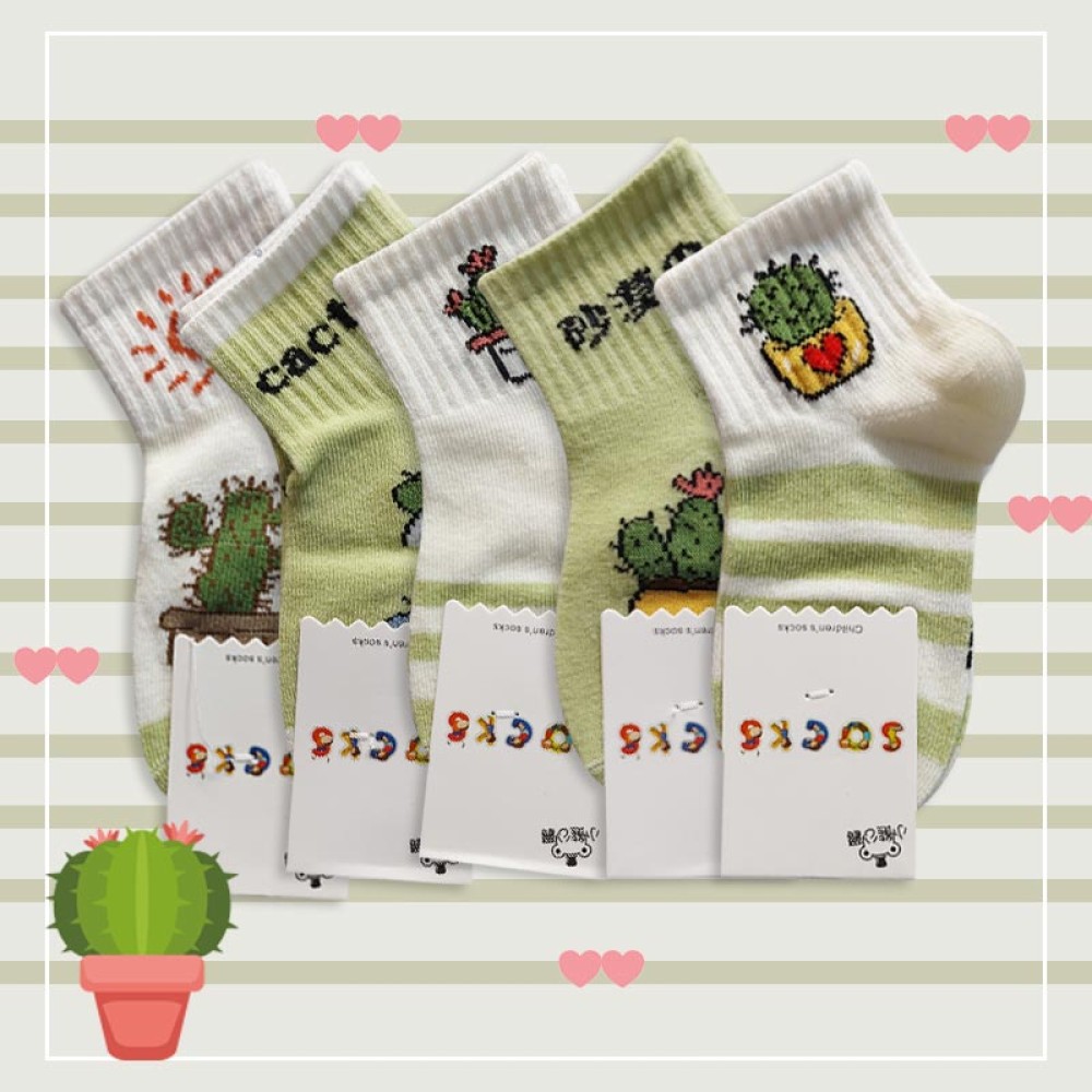 جوراب مچی دخترانه کاکتوس