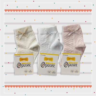 جوراب مچی دخترانه بغل پاپیونی Bross