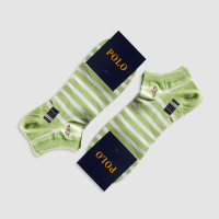 جوراب مچی مردانه راه راه polo - سبز