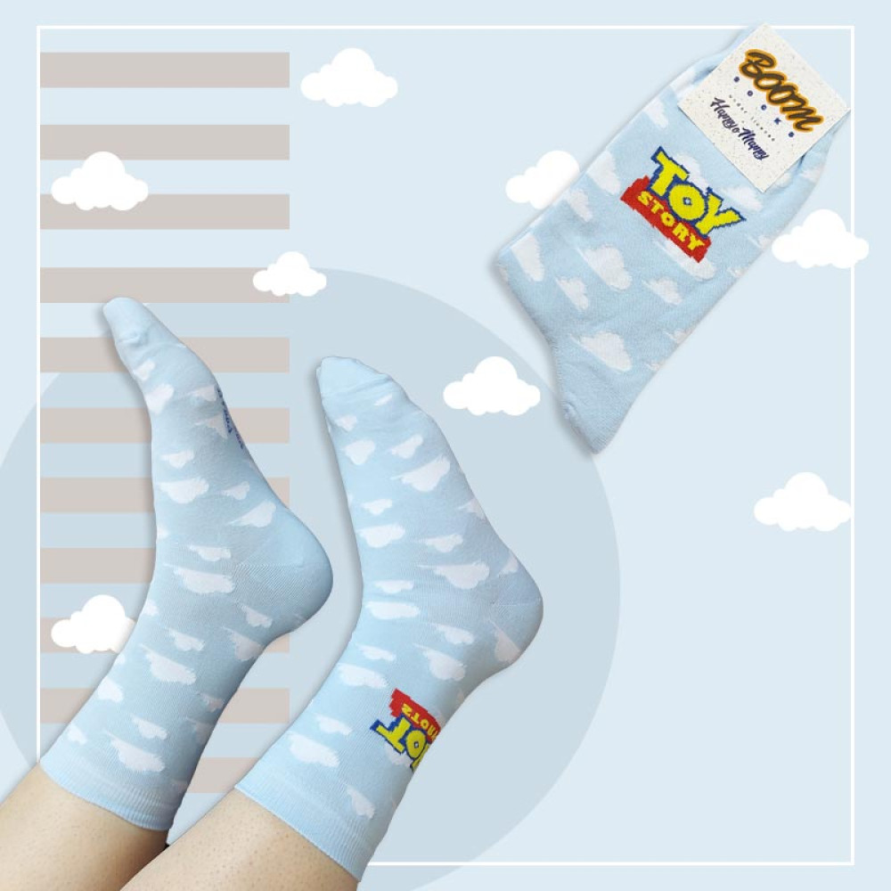 جوراب ساقدار زنانه طرح Toy