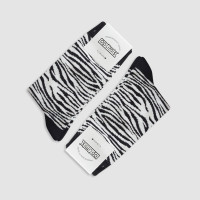 جوراب ساقدار زنانه طرح zebra