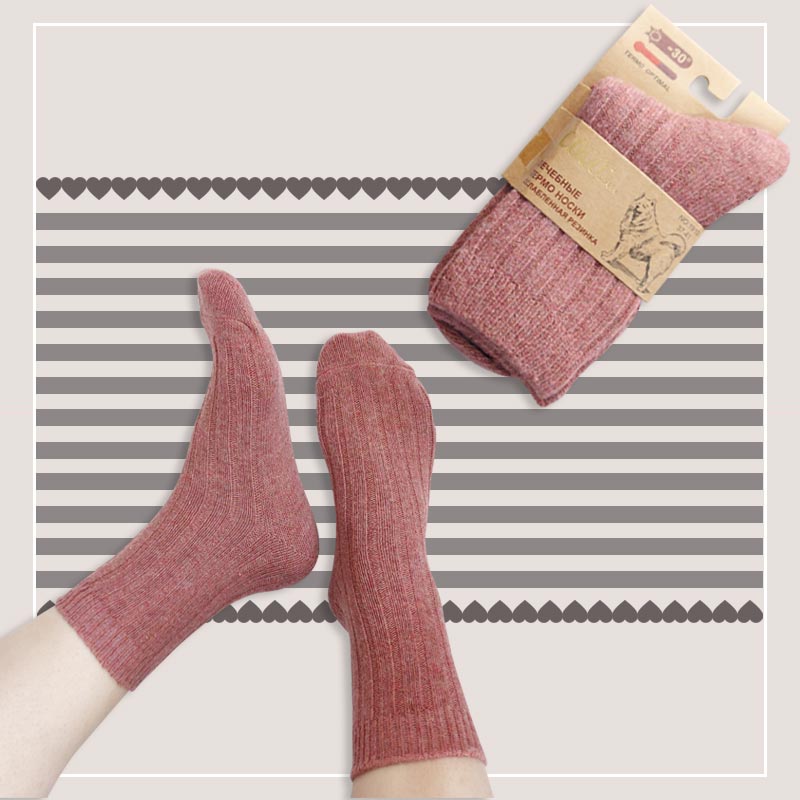 جوراب ساقدار پشمی زنانه طرح راه راه کبریتی Coco‎‎ - در 6 رنگ