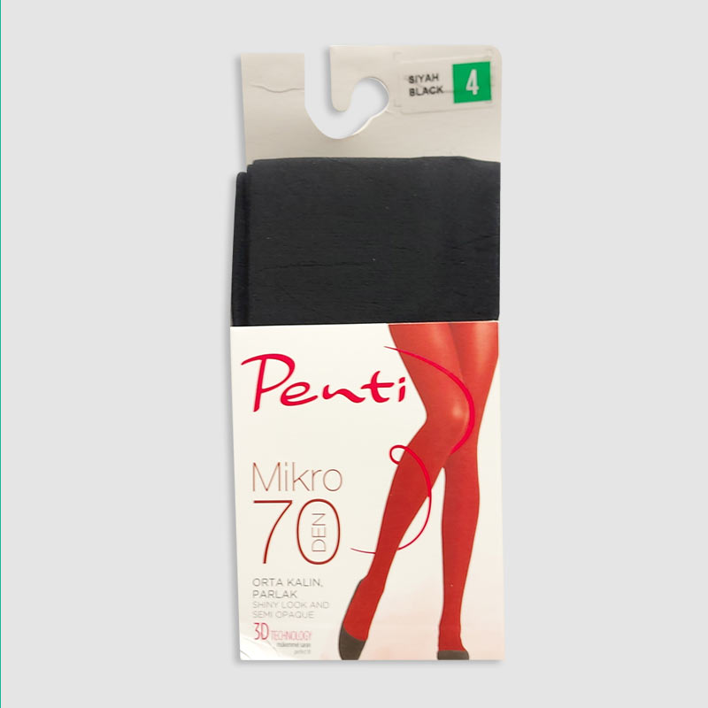 جوراب شلواری زنانه نمره 70 penti سایز XL - مشکی