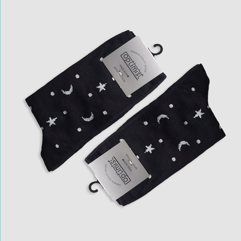 جوراب ساقدار اسپرت آپتیمیست طرح ماه و ستاره‎‎ 