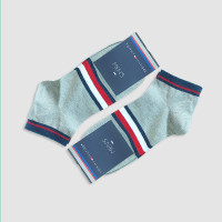 جوراب مچی مردانه وسط رنگی Tommy‎‎ - طوسی ملانژ