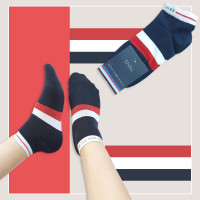 جوراب مچی مردانه طرح دو خط رنگی Tommy‎‎