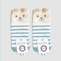 جوراب مچی زنانه گوشدار طرح ببعی‎ - طرح2