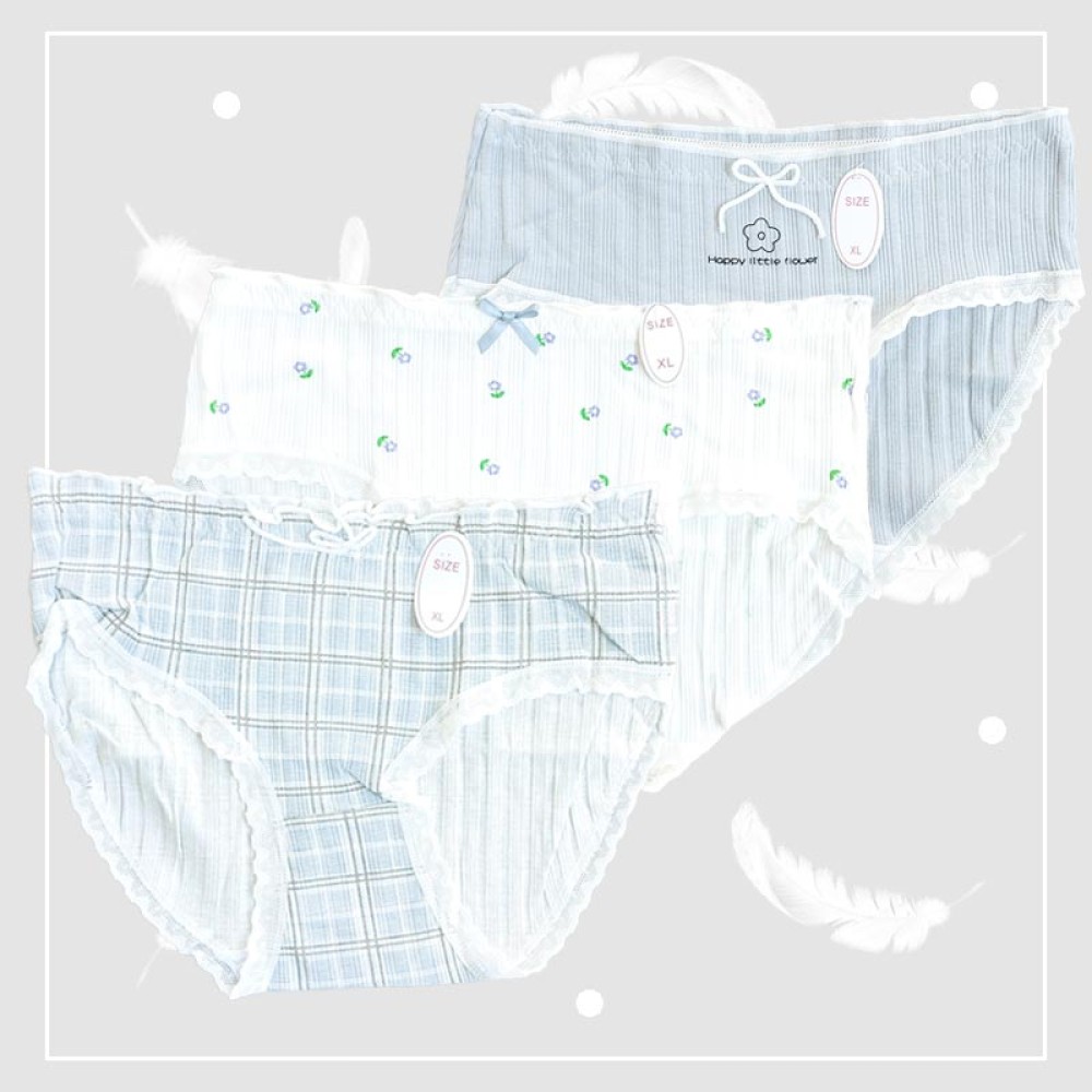 شورت زنانه طرحدار آبی - در 10 طرح