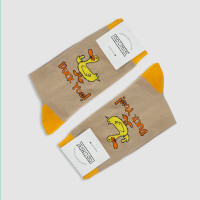 جوراب ساقدار زنانه آپتیمیست طرح Duck‎