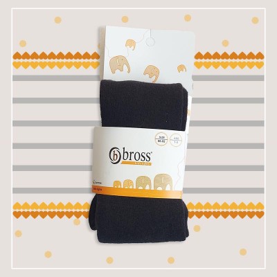 جوراب شلواری بچگانه تک رنگ ساده bross‎ - در 3 رنگ