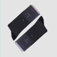 جوراب کلاسیک مردانه طرح راه راه کبریتی Tommy‎ - رنگ5