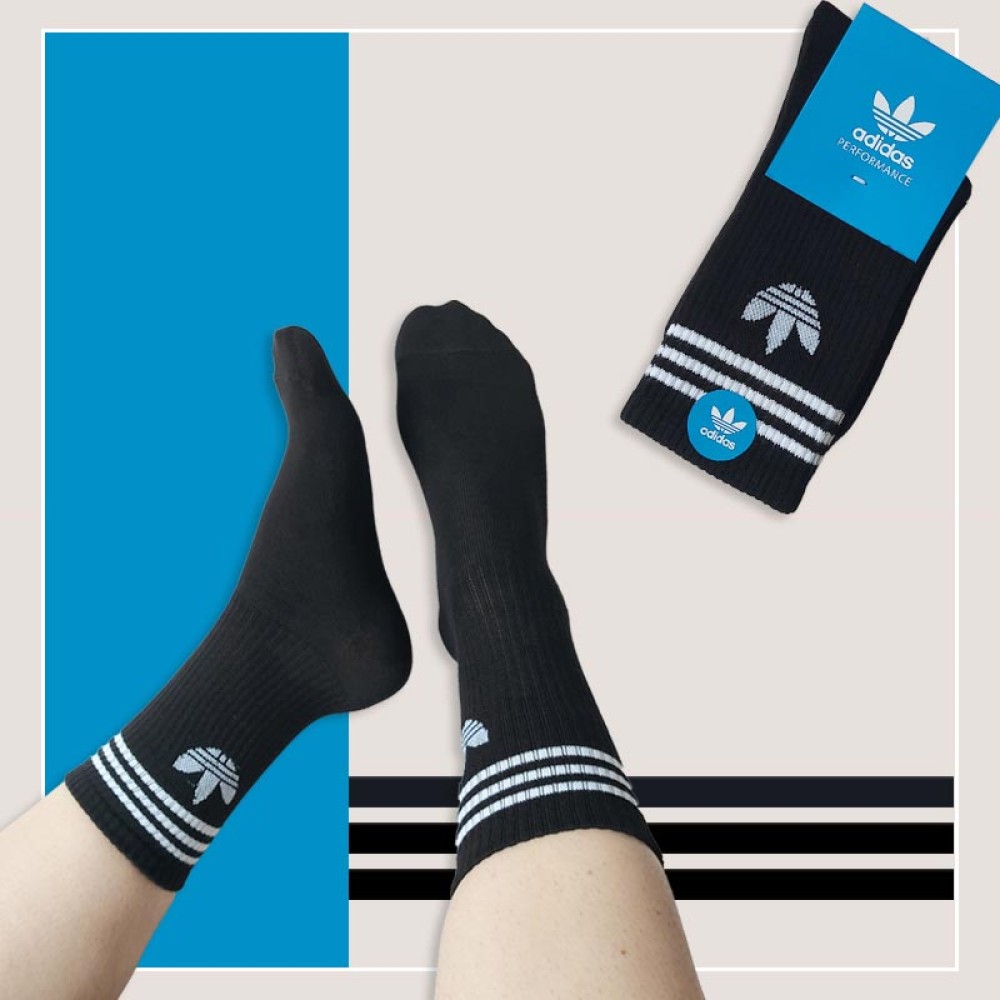 جوراب ساقدار زنانه لیبل آبی آدیداس‎ - در 2 رنگ