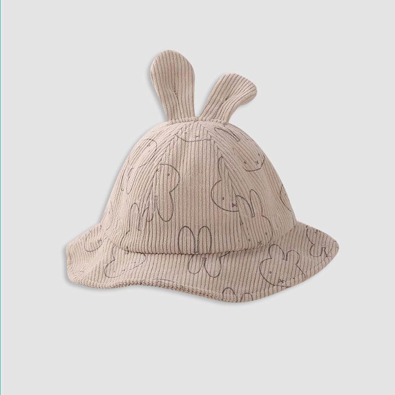کلاه باکت خرگوشی بچگانه‎ - کرم