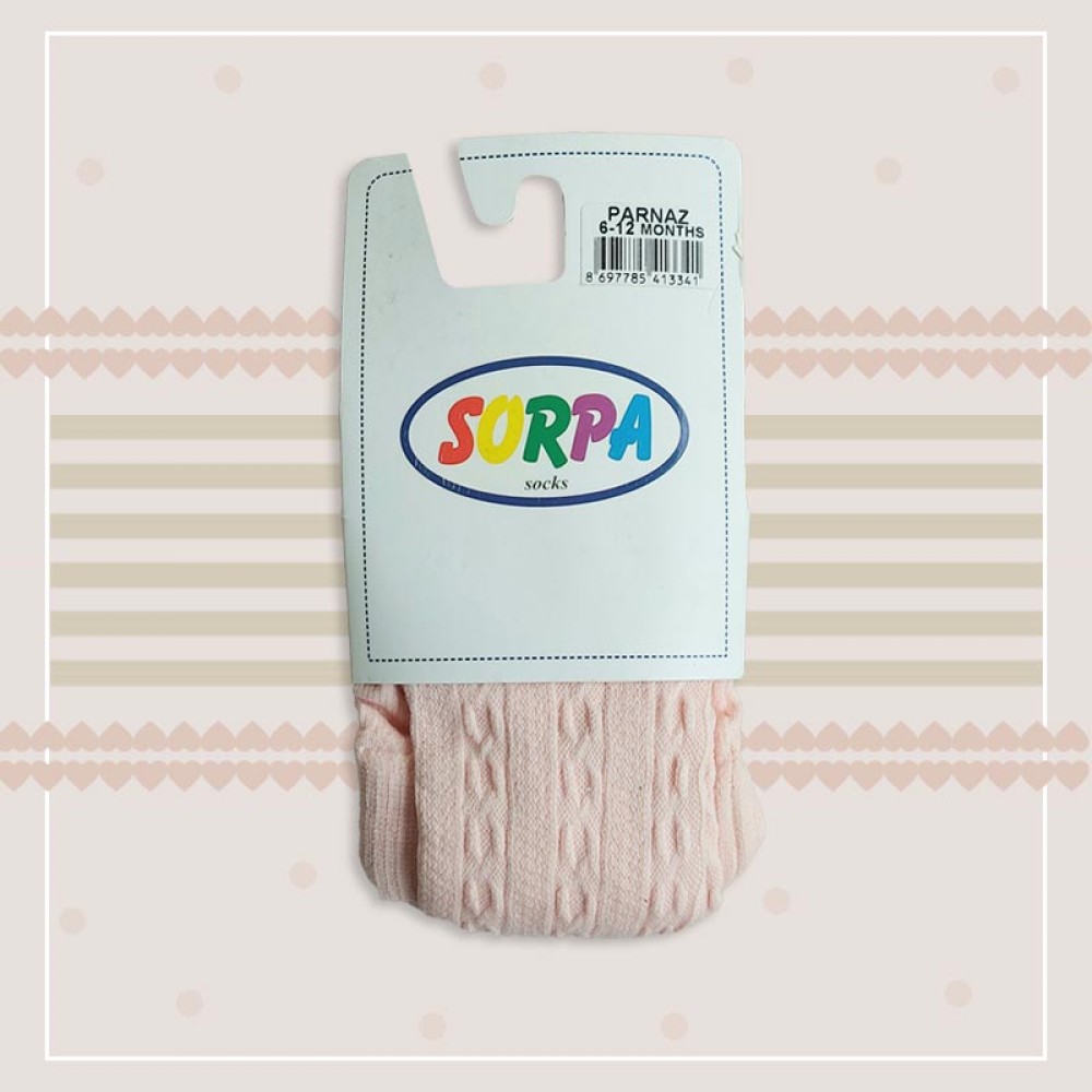 جوراب شلواری دخترانه طرح زنجیری Sorpa‎