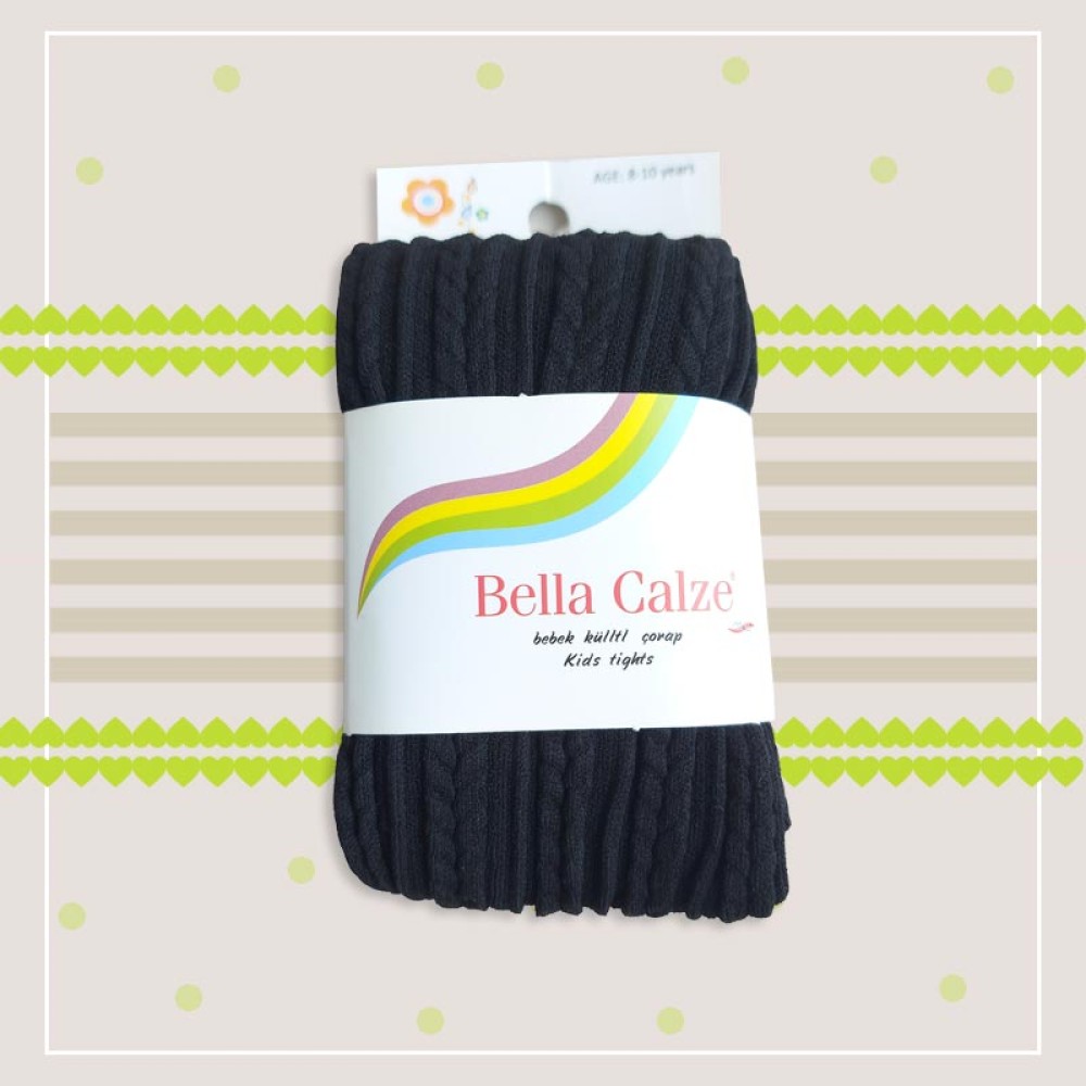 جوراب شلواری دخترانه طرح خوشه گندم Bella Calze‎ 