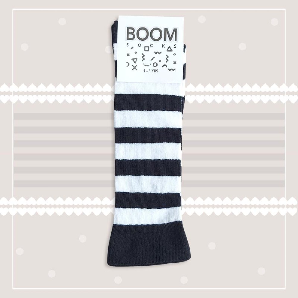 جوراب زیر زانو راه راه رنگی بچگانه بوم‎ 