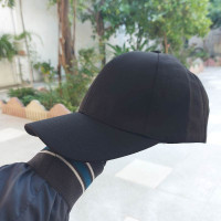 کلاه نقابدار اسپرت مشکی ساده‎ 