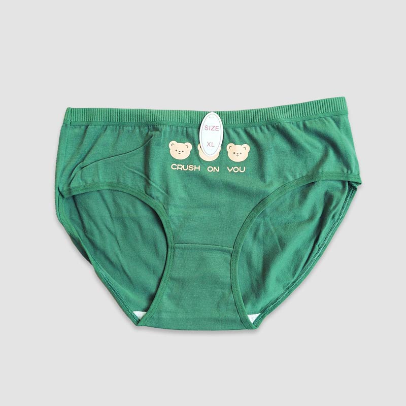 شورت زنانه طرح تدی سبز - طرح5