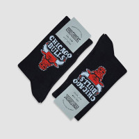 جوراب ساقدار اسپرت طرح Chicago bulls - مشکی