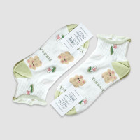 جوراب مچی زنانه طرح عروسکی گلدار‎ - طرح5