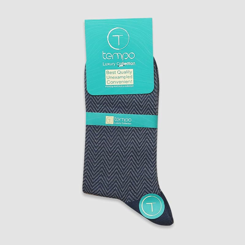 جوراب کلاسیک مردانه طرح خشتی Tempo‎ - رنگ1