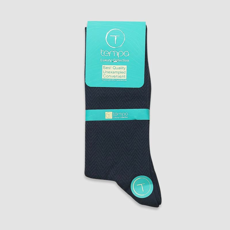 جوراب کلاسیک مردانه طرح خشتی Tempo‎ - رنگ3
