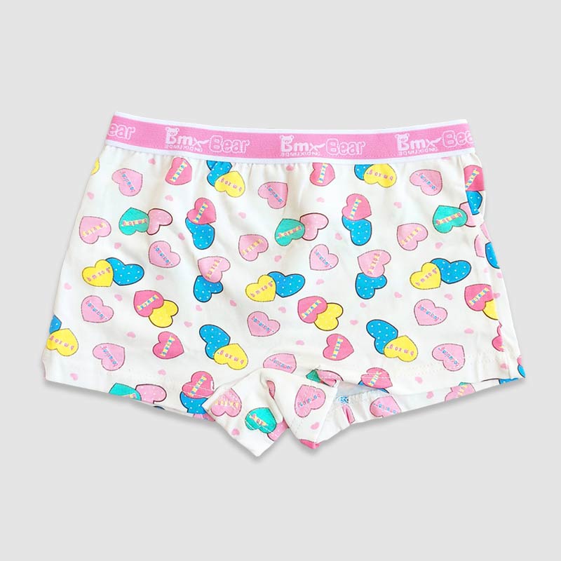 شورت نیم پا دخترانه عروسکی طرحدار وارداتی - طرح5