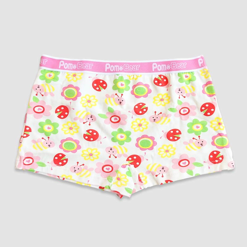 شورت نیم پا دخترانه عروسکی طرحدار وارداتی - طرح3