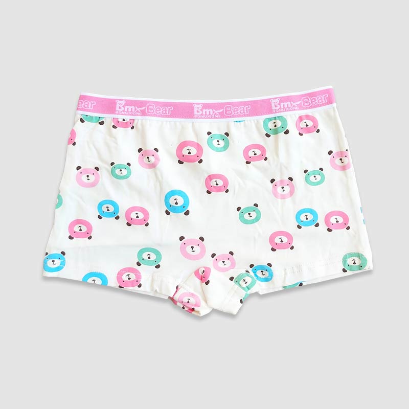 شورت نیم پا دخترانه عروسکی طرحدار وارداتی - طرح4