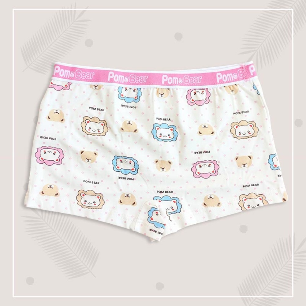 شورت نیم پا دخترانه عروسکی طرحدار وارداتی - سایز M‎ 