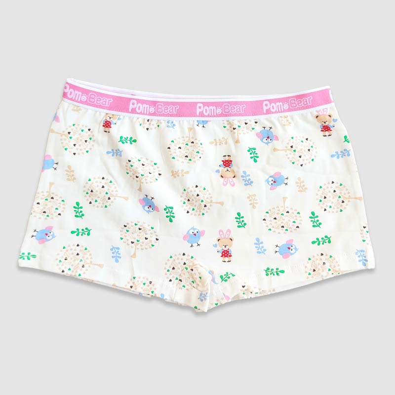 شورت نیم پا دخترانه عروسکی طرحدار وارداتی - طرح4