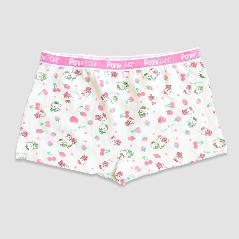 شورت نیم پا دخترانه عروسکی طرحدار وارداتی - طرح1