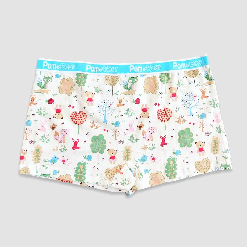 شورت نیم پا دخترانه عروسکی طرحدار وارداتی - طرح3