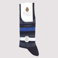 جوراب کلاسیک مردانه طرح راه راه sprit بوگارو - رنگ 15