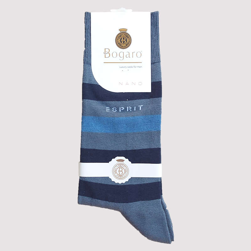 جوراب کلاسیک مردانه طرح راه راه sprit بوگارو - رنگ 16