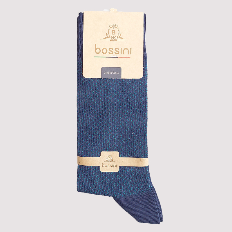 جوراب کلاسیک مردانه طرح لوزی bossini