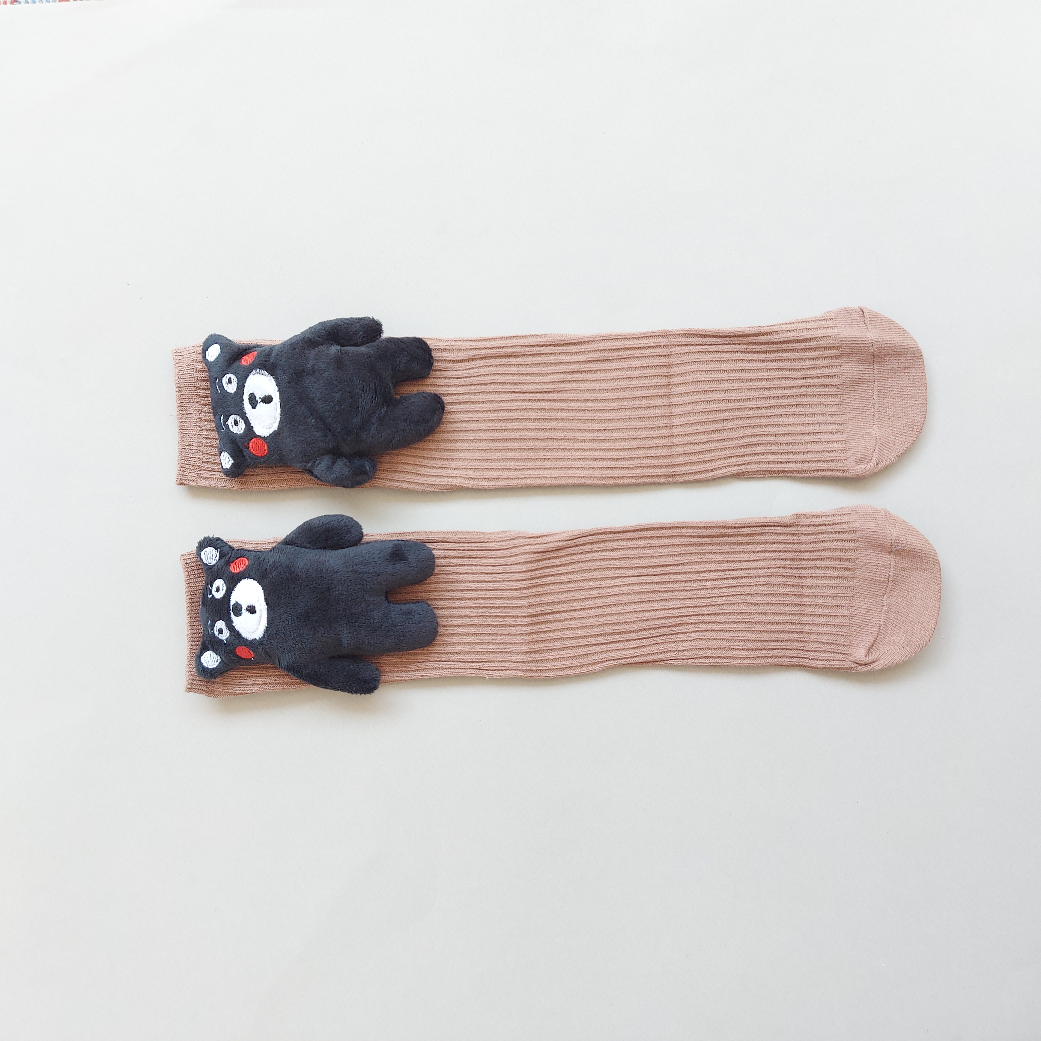 جوراب زیر زانو بچگانه اسپرت عروسک برجسته حیوانات