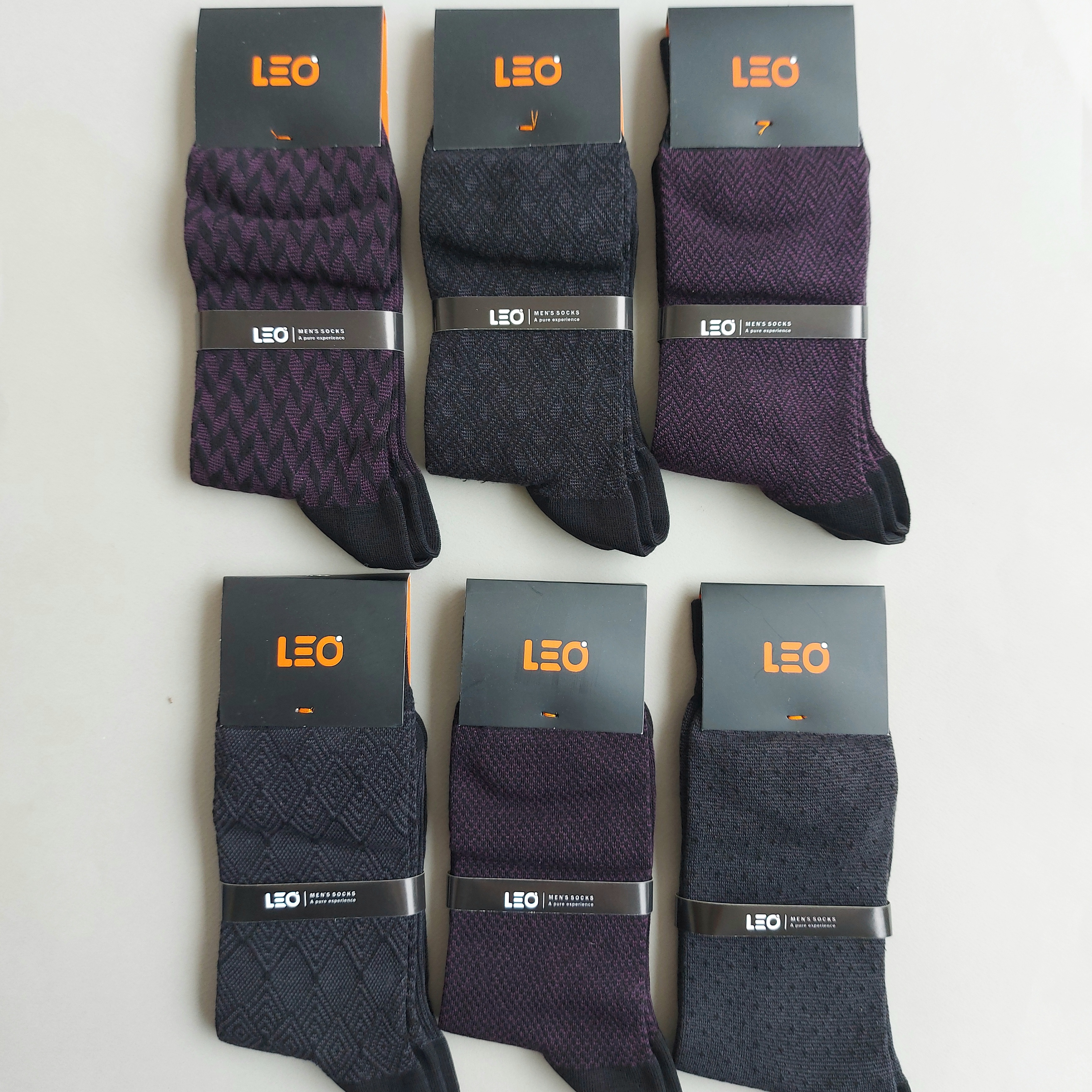 پک جوراب 6 جفتی مردانه کد 127