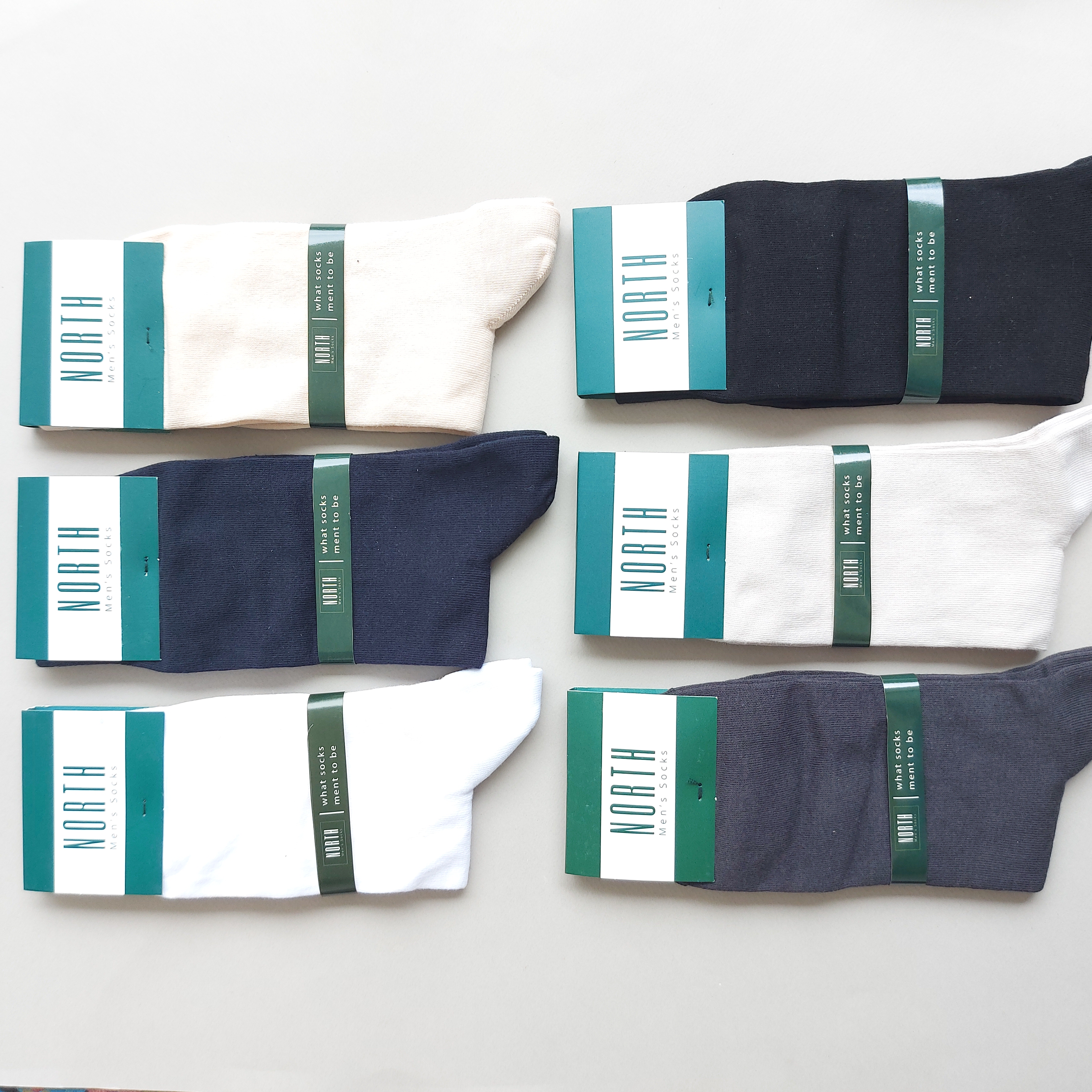 پک جوراب 6 جفتی مردانه ساده کد 304