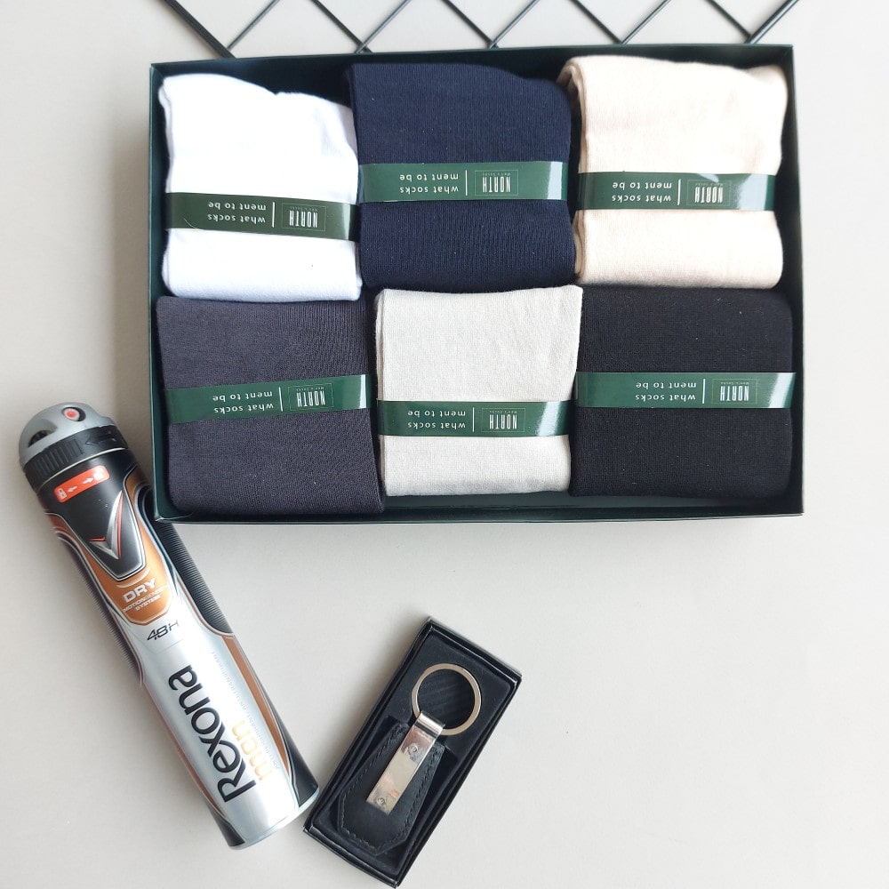 پک جوراب 6 جفتی مردانه ساده کد 304