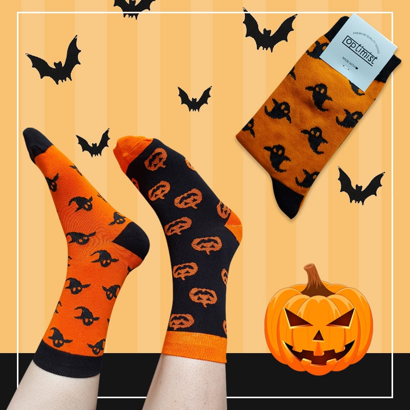 جوراب تا به تا ساقدار زنانه طرح هالووین